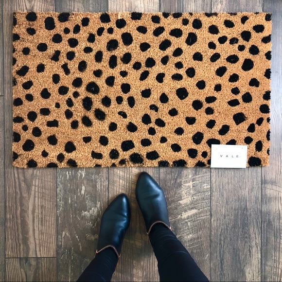 Other - New Leopard Natural Coir Door Mat 18 x 30